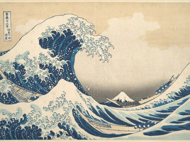 The Great Wave, an iconic piece of Japanese art